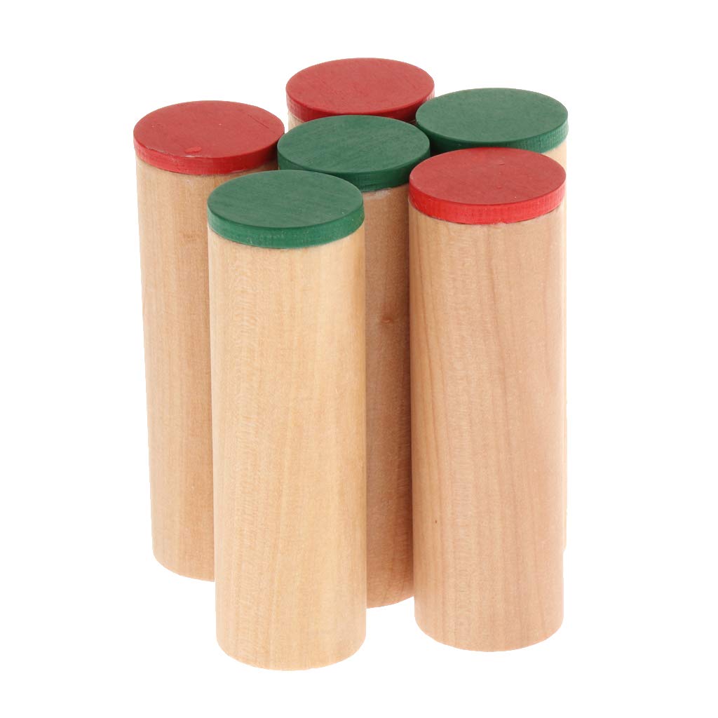 CALANDIS® Wooden Montessori Sensorial Material - 6pcs Sound Cylinders (B0B6PRD5VW) Amazon Price History, Amazon Price Tracker