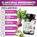 Liver Cleanse Detox & Repair Formula - 20-in-1 Advanced Liver Support Supplement with Silymarin Milk Thistle, Dandelion Root, Artichoke Extract, Turmeric, Choline, & Beetroot - 120 Veggie Capsules