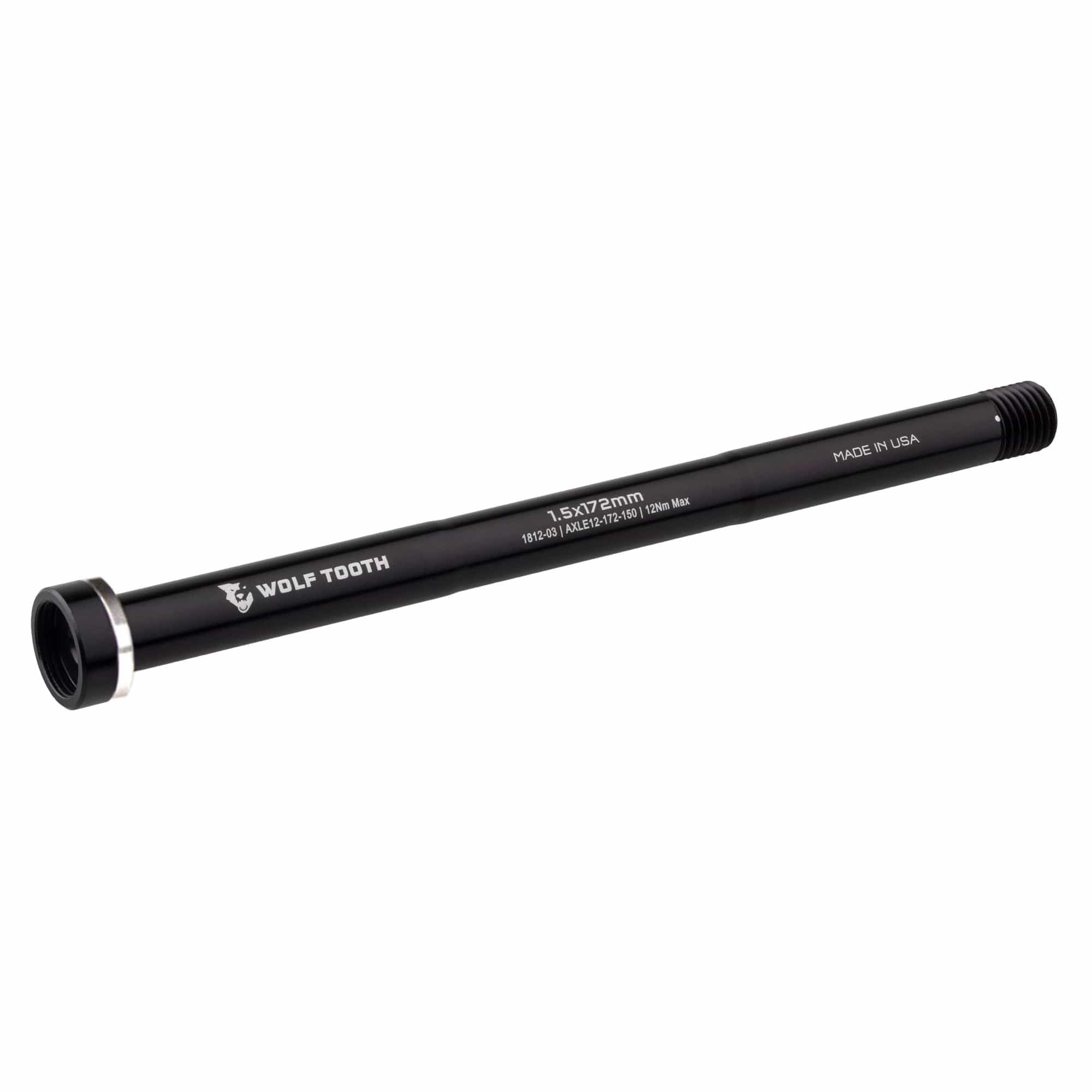 Wolf Tooth Rear Thru Axle - M12, 1.75 x 174mm, Black
