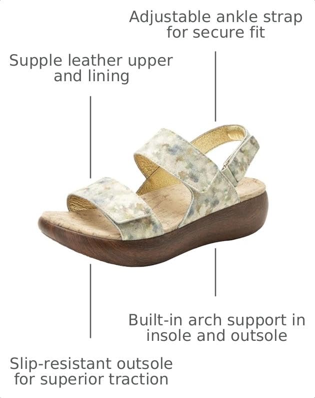 Image of Alegria Womens Bailee Leather Sandal