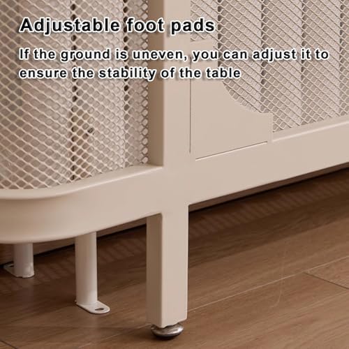 Housse de chauffage moderne en fer pour optimiser le rangement du salon