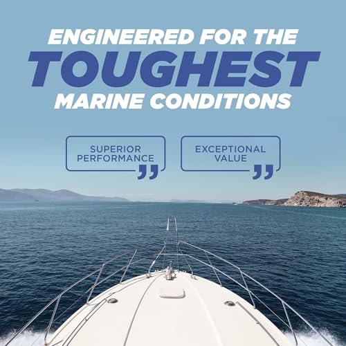 Image of 5200 Marine Sealant - Fast-Cure, High-Bond, UV-Resistant Underwater Marine Adhesive Sealant for Boats, Hulls, Decks, and RVs - with Gloves, Nozzle, White 10 oz