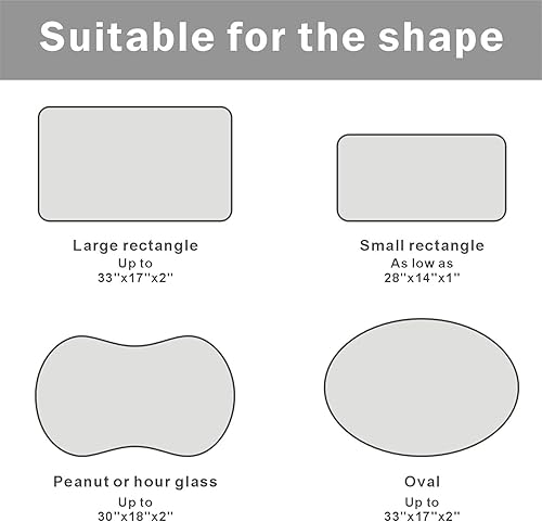 Miniatura 6 de BlueSnail Sábana bajera impermeable acolchada, cómoda y suave para moisés, paquete de 2 unidades (gris acolchado)