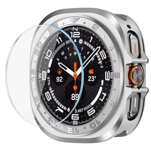 Coque Samsung Galaxy Watch Ultra 47mm Amizee en métal argent antichoc