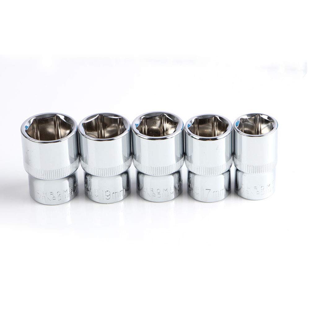 12pcs 1/2" Métrica Juego con 72 dientes trinquete Drive zócalo de la manija con la función liberación rápida, 10-24 mm Socket tamaños con conveniente de almacenamiento en rack múltiples llaves de vaso