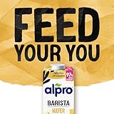 Alpro Barista Foamable Oat Plant-Based Long Life Drink, Vegan & Dairy Free, 1L - Image 10