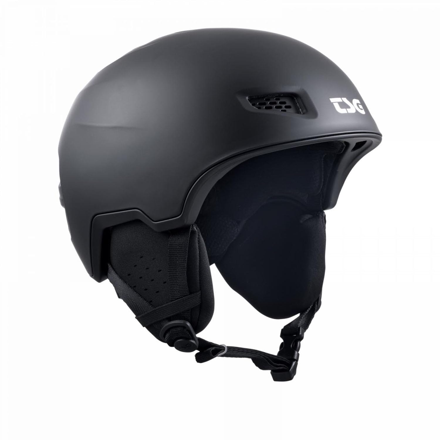 TSG All Terrain Helmet, Multi Sports, All Season, Full Wrap, in Mold Construction, EPS Lining, Lightweight, Well Ventilated, Cycling, Skating, Winter Sports, Tuned, Secure Fit, Satin Black, L/XL