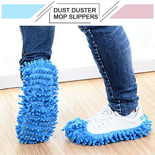 Cosywell Mop Slippers Shoes Cover Dust Duster Slippers Cleaning Floor House Washable 10 Pcs 5 Pairs #TOP6