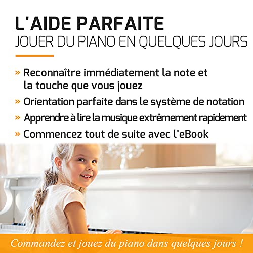 Autocollants pour notes de piano + clavier pour 49 | 61 | 76 | 88 touches + Ebook gratuit | kit complet premium pour… - Les Beatles, Paul McCartney, John Lennon, RIngo Starr, George Harrison Autocollants pour notes de piano + clavier pour 49 | 61 | 76 | 88 touches + Ebook gratuit | kit complet premium pour… – Image 5
