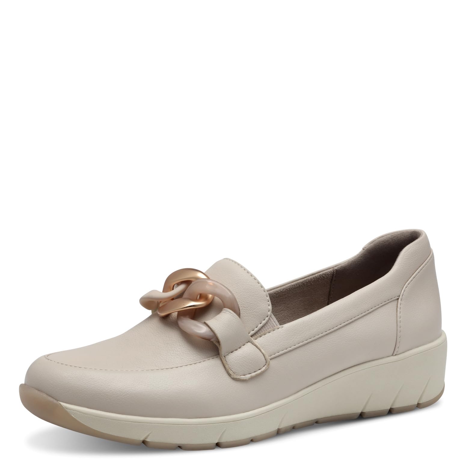 Jana Women’s Slip-Ons Elegant Vegan, Beige, 6,5 UK