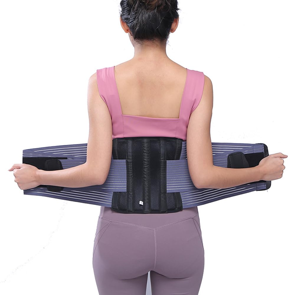 Soporte Lumbar Transpirable Faja De Descompresión De Soporte Lumbar Unisex Cinturón De Entrenamiento De Cintura Ajustable Para Alivio Dolor Espalda Baja, Mantiene Su Columna Vertebral Recta ( Size : X