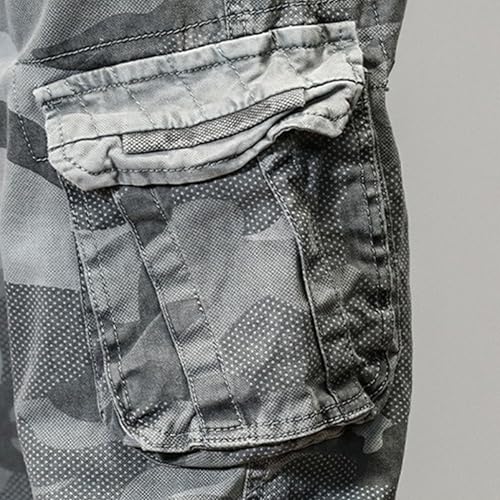Pantalones deportivos cargo elásticos para hombre miniatura 4
