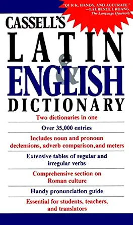 Cassells Concise Latin English English Latin Dictionary