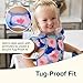 Tiny Twinkle Mess Proof Baby Bib for Girls | Waterproof Toddler Bib for Eating | Baby Apron for Feeding | Machine Washable | Perfect Shower Gift (Unicorn Confetti, 6–24M)