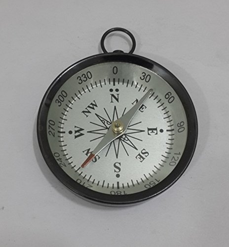 Brújula de Bolsillo de Latón Macizo de 3 Pulgadas miniatura 3