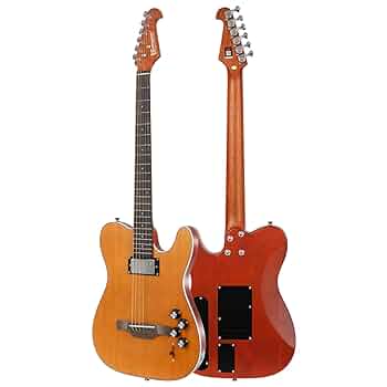 Amazon.com: Bullfighter Hybrid Silent Electric Guitar Built