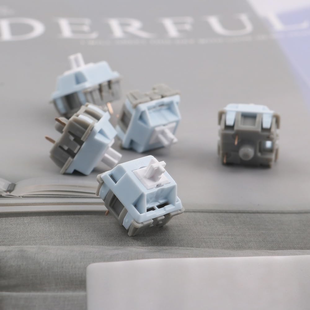 Jarvis JJ Switch, Commutateur De Clavier Mécanique Pré-lubrifié, Linéaire Et Silencieux(35g,90PCS)