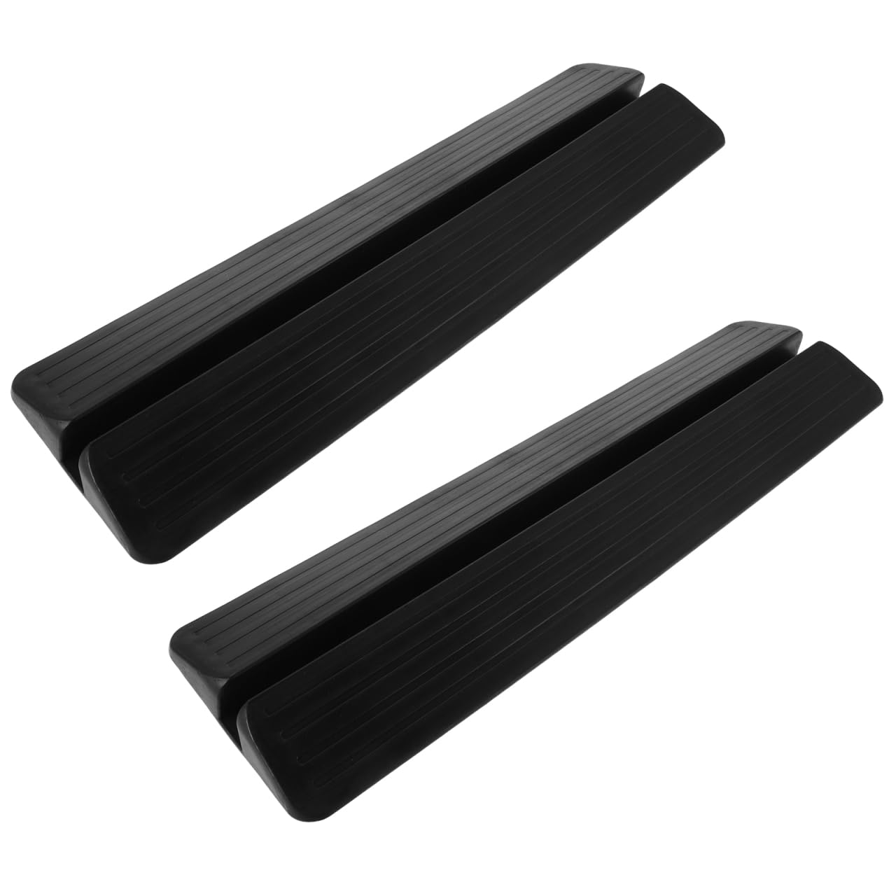 Amosfun Juego de accesorios de puerta de seguridad, 2 piezas, soporte para puerta de bebé, placa de patada, barandilla de escalera