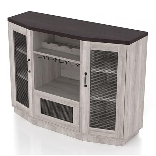 Furniture Of America Flyn Wood Multi-Storage Buffet In White #TOP5