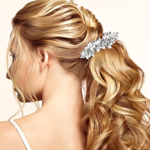 Pinzas para cabello nupciales con strass pack 4 miniatura 4
