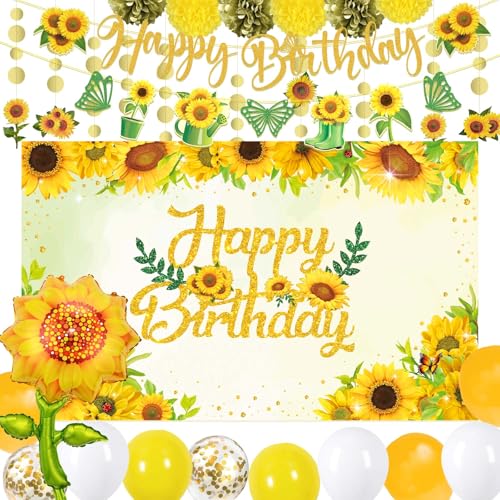 Sunflower Birthday Secorations TSVATE Sunflower Party...