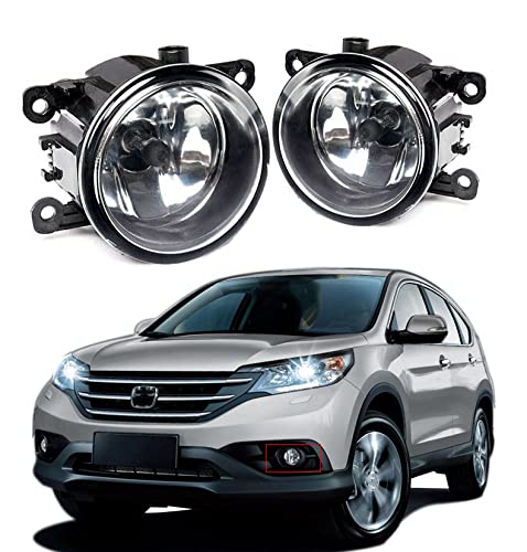 Fog lights Replacement For ACURA HONDA TSX RDX TL ILX CRV PILOT 33900-T0A-A01 Front Bumper Assembly with Bulbs Daytime Driving Lamps Left + Right Side