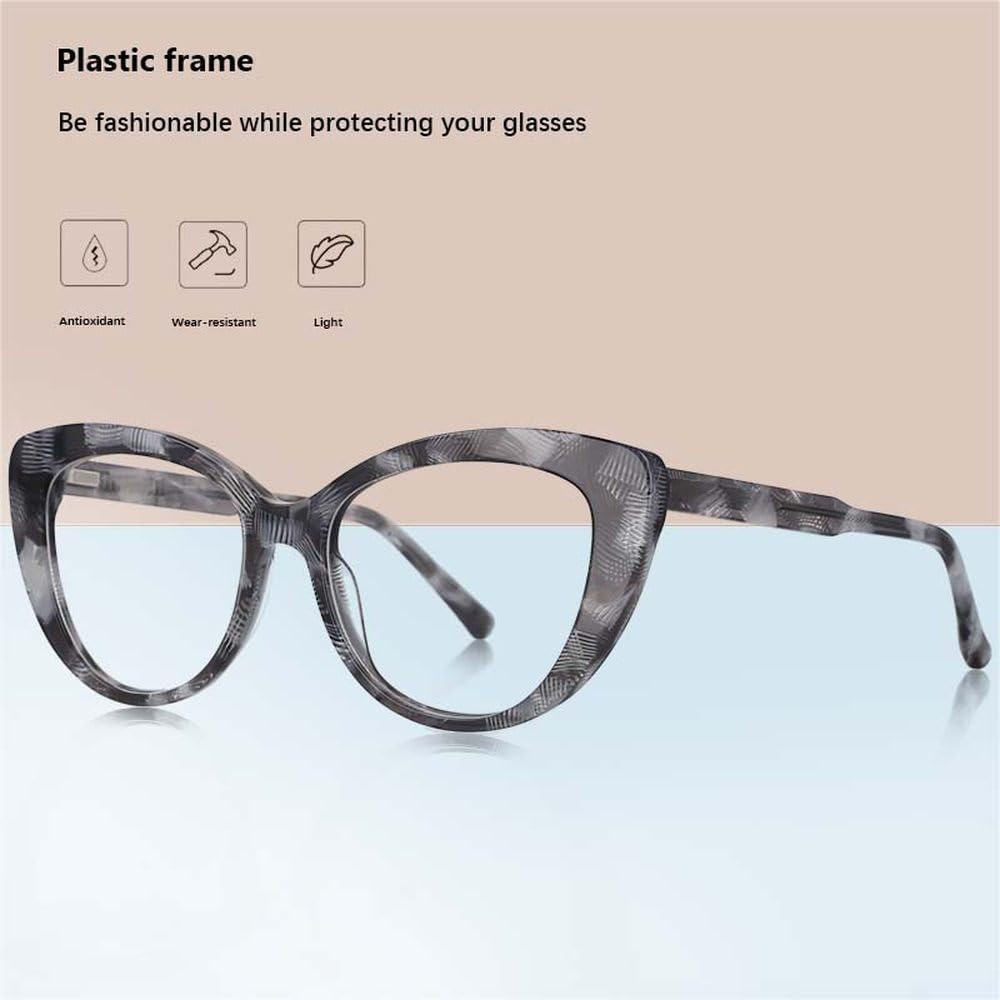 Montature per occhiali retrò in acetato Cat Eye Occhiali da vista per computer moda da donna
