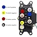 Winch Solenoid 12V 250A Relay Contactor Thumb Truck with Protecting Caps for ATV UTV 4x4 Vehicles