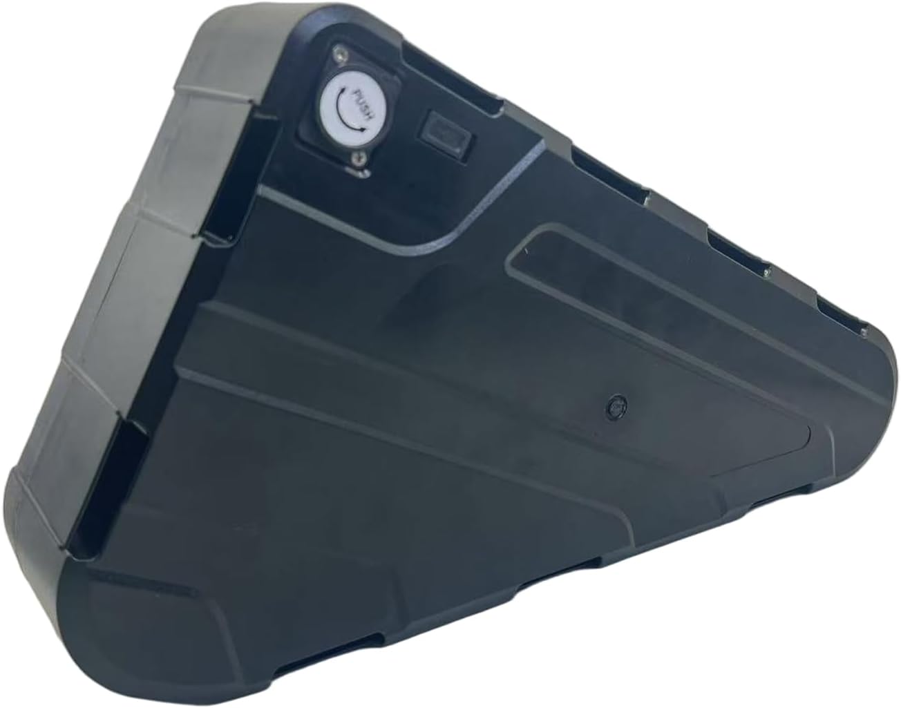 Battery for electric bicycle: triangular battery 48 V/52 V/72 V 35 Ah 30 Ah 20 Ah, suitable for 2000 W/750 W/500 W/350 W motors, charger included. (52 V 30 Ah)