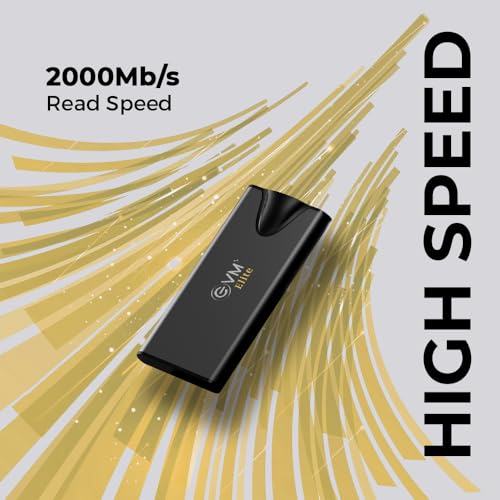 EVM Elite EnSave Pro External SSD 512GB with 2000 Mb/s Read & 1800 Write - Smallest Portable SSD - USB 3.2 Gen 2x2 USB-C - 10 Years Warranty (EPSSDPro/512G) 3 51cL1eHqa9L