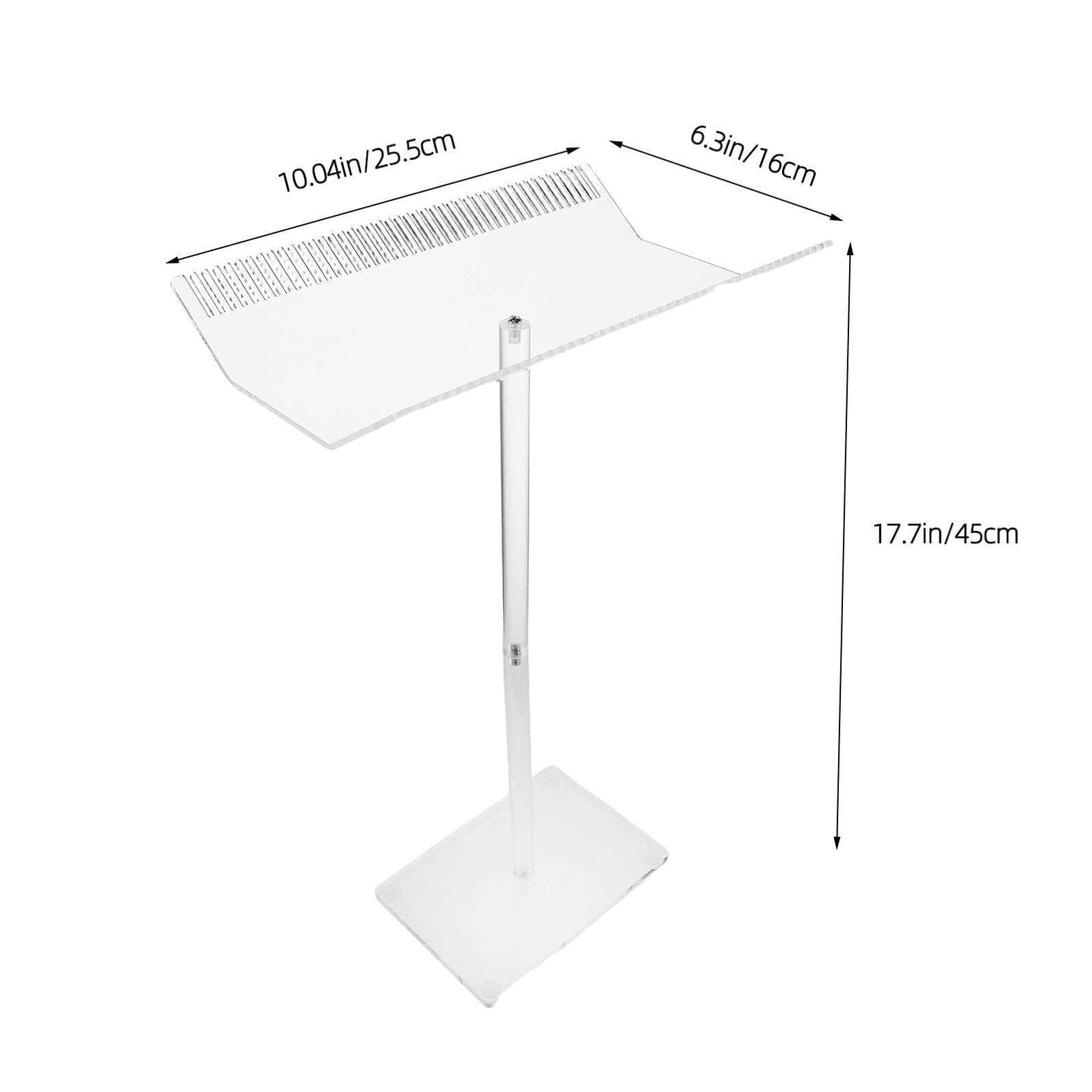 FOMIYES Extension in Acrilico Trasparente Supporto Per Parrucche e Facile per e Domestico Design ed