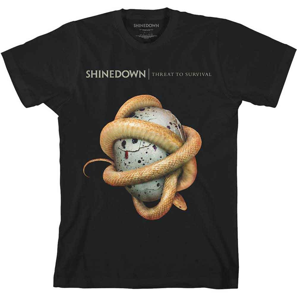 Shinedown 'Clean Threat' (Black) T-Shirt (Large)