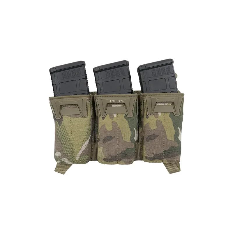 Agilite Pincer Placard Multi-Caliber Triple Mag Pouch Multicam