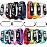 【MÚLTIPLES COLORES PARA ELEGIR】: 15 colores populares diferentes para elegir. Si compra esta pulsera de reemplazo, puede cambiar cada día, cada día tiene un estilo diferente, muestre su gusto único.