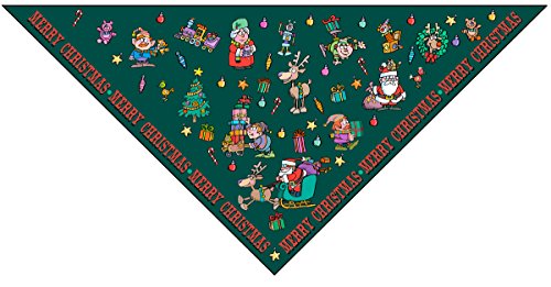 Stonehouse Collection Holiday Dog Bandana Med To Large Dogs - Set Of 6 - Christmas, Halloween, Thanksgiving, Valentine's Day, St. Patricks Day, Easter - #2 (Med-Large) #TOP1