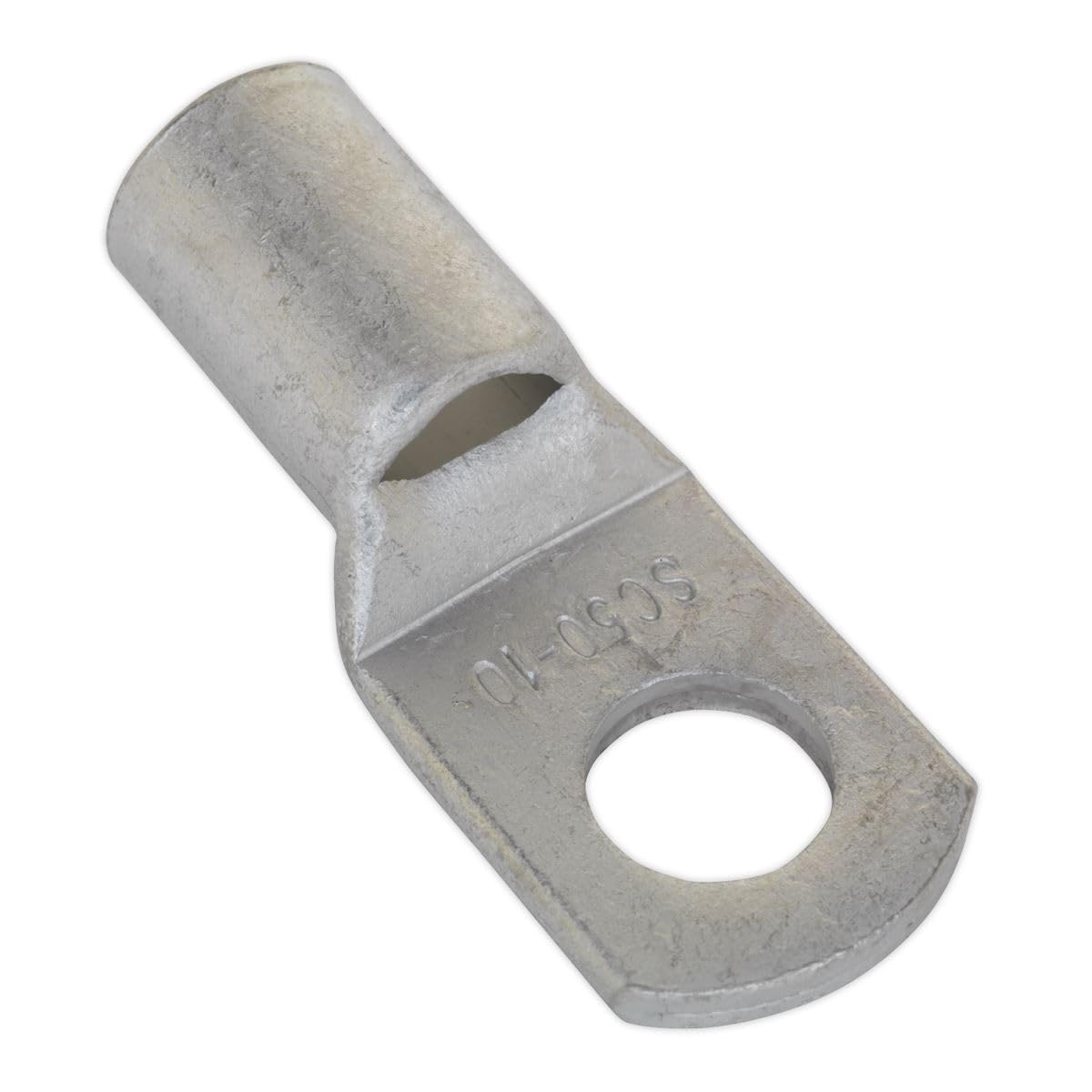 Sealey Copper Lug Terminal 50mm x 10mm Pack Of 10 - Part No. LT5010