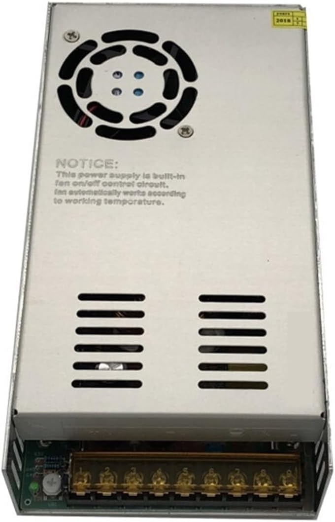 RUAJOGYNVM Variable DC Power Supply / 24V 15A 360W Regulated Electronic Driver with Temperature for 3D Printer