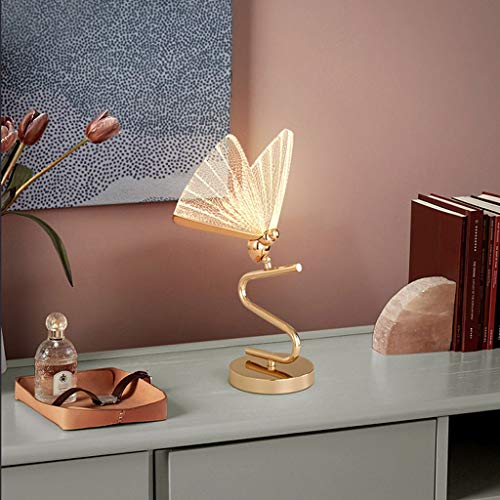 Lampe de bureau simple et lampe de chevet papillon pour éclairage de table - 2