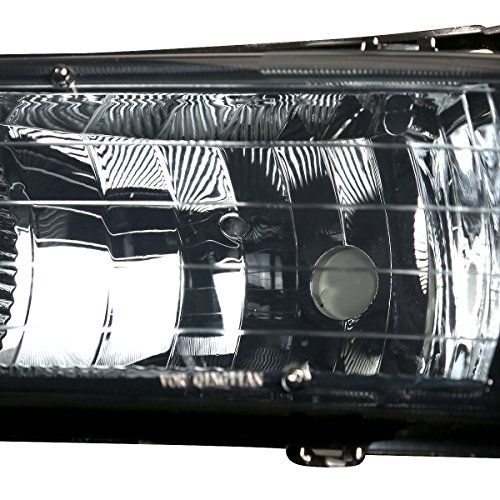 Compatible With Silverado Gmt800 4Pc Pair Of Smoked Lens Clear Corner Headlight+Smoked Lens Altezza Style Tail Light #TOP3