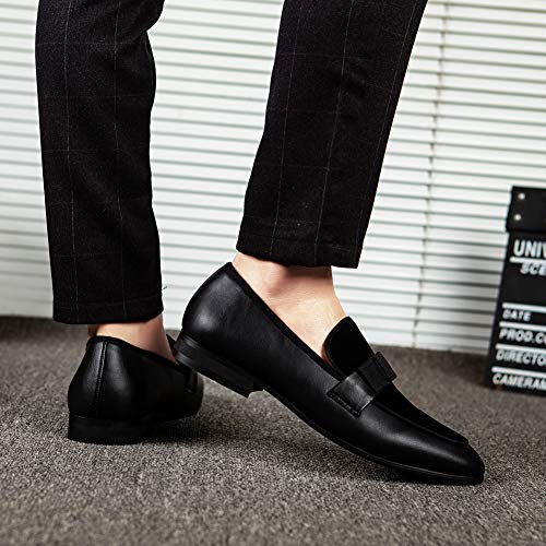 Jitai Men's Lindford Moc Toe Bit Slip-On Penny Loafer Party Shoes, Black/01, 10 Us #TOP7