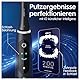Oral-B iO Series 8 Plus Edition Doppelpack Elektrische Zahnbürste/Electric Toothbrush, PLUS 4 Aufsteckbürsten, 6 Modi für Zahnpflege, Reiseetui, Designed by Braun, black/violet