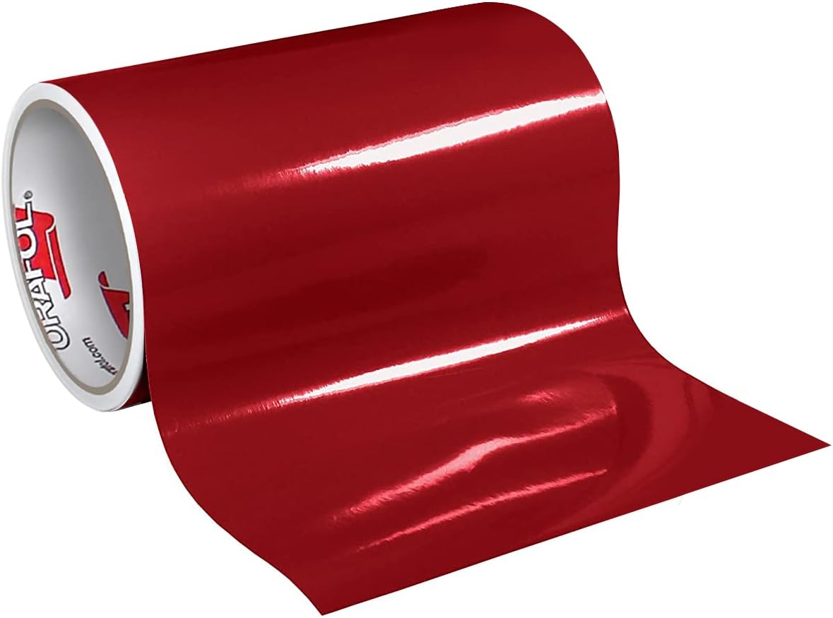 Oracal 651 Glossy 12" x 10 Foot Roll of Adhesive-Backed Vinyl for Craft Cutters, Punches and Vinyl Sign Cutters (Burgundy)