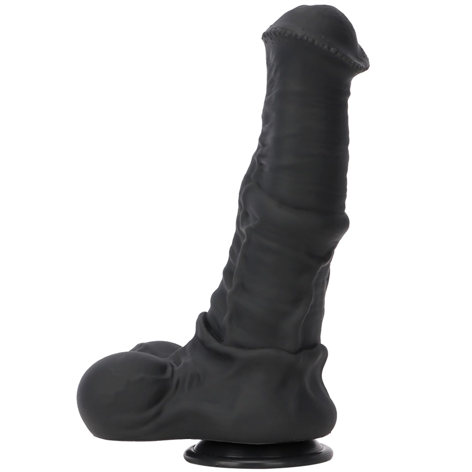 Gode Géant Monstre avec Ventouse Puissante pour Femmes et Couples, 6 Tailles, Noir XL
