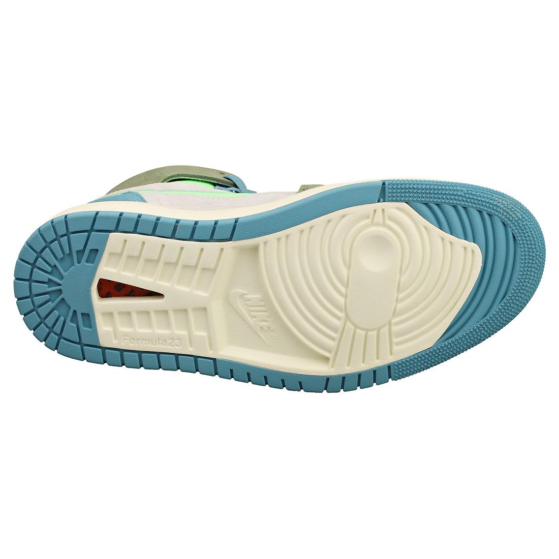Nike Zapatos Air Jordan 1 Mid Zoom CMFT 2 Cerulean/OilGreen