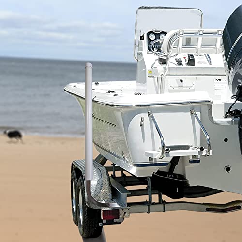 C Clink Boat Trailer Guide-Ons-40, 316L Stainless Steel Trailer Post Guide On, Upvc Tube Trailer Guide Bars, Mounting Hardware Included, For Boats, Kayaks, Canoes, Fishing Boats, Ski Boats And More #TOP6