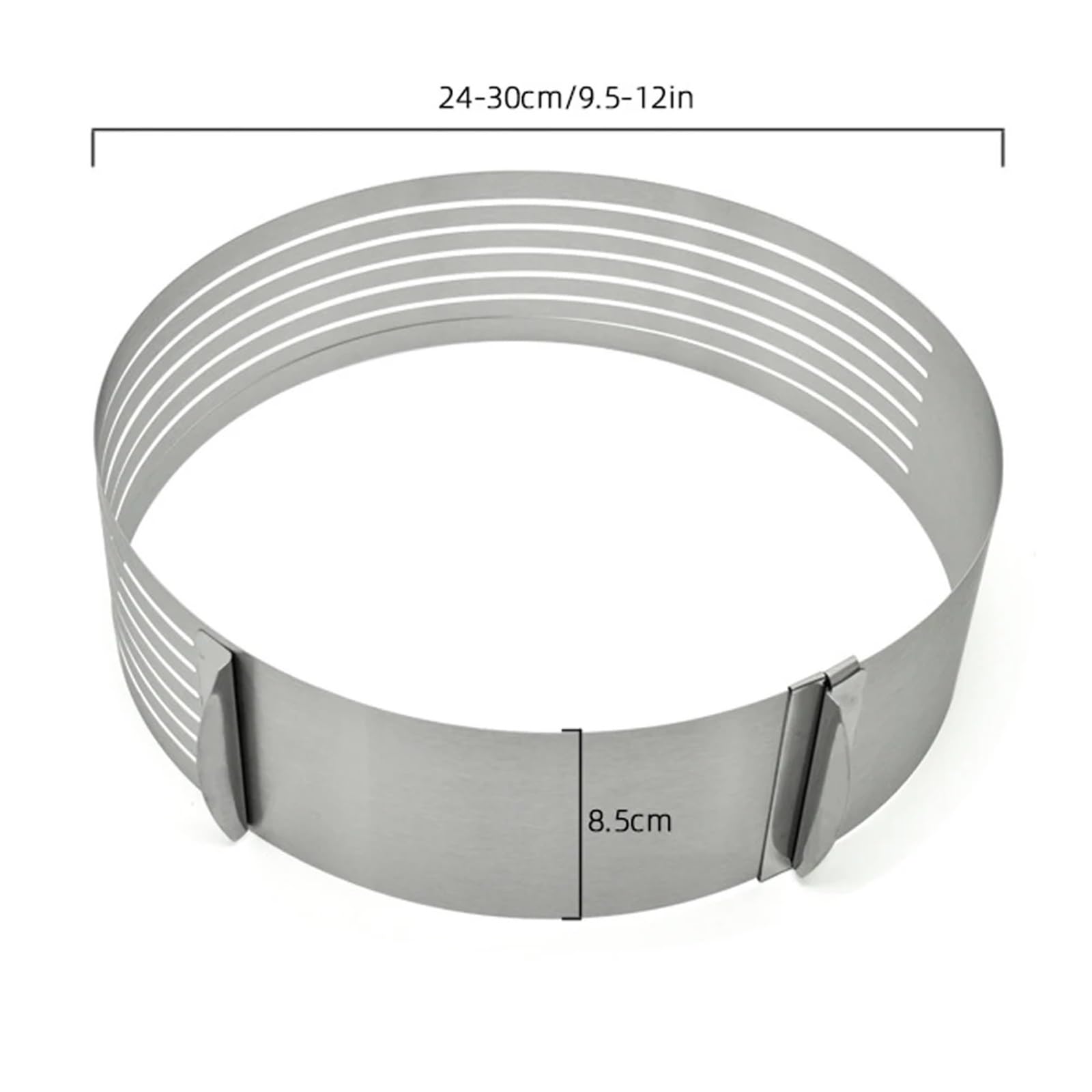 Tortenringe Einstellbare Runde Brot Kuchen Cutter Slicer Edelstahl 7 Schichten Mousse Ring Form Backen Gadgets FüR Backpartner