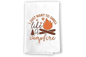 Mountains Camper Campground Bath Hand Towels | RV Outdoor Camping Lover Novelty Modern Wall Decor