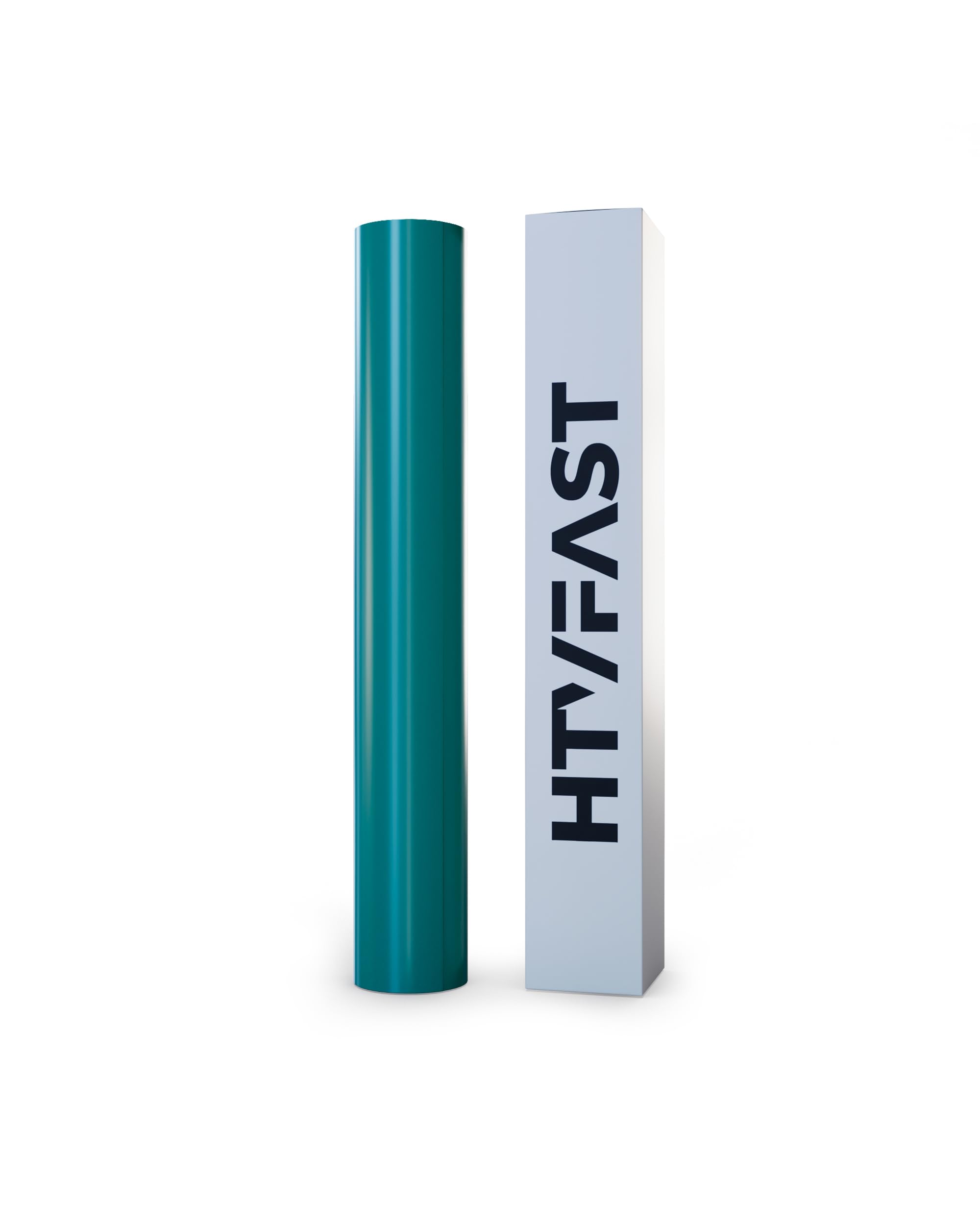 HTVFast HTV Vinyl Rolls Heat Transfer Vinyl - 11.8" x 20' Roll - Flexible & Stretchable PU Material - Easy to Cut, Weed & Transfer with Home