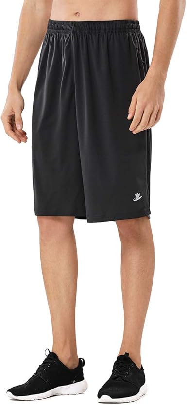 men's mesh shorts with zipper pockets