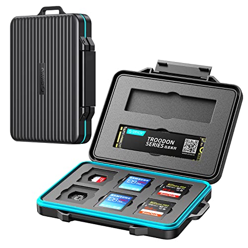 ORICO 14 Slots SD Card Holder, WaterResistant AntiShock SD Card Case